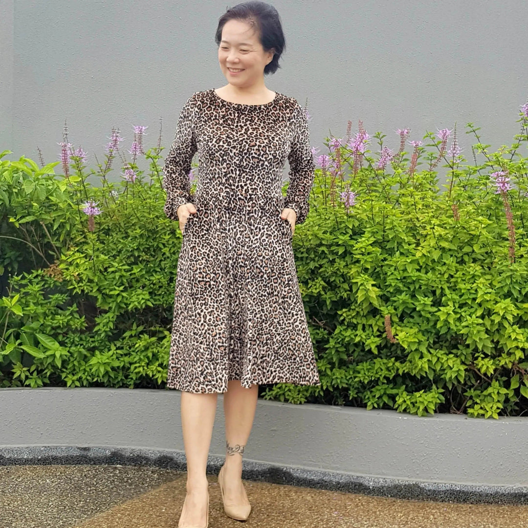 Asta Dress-Printed pattern