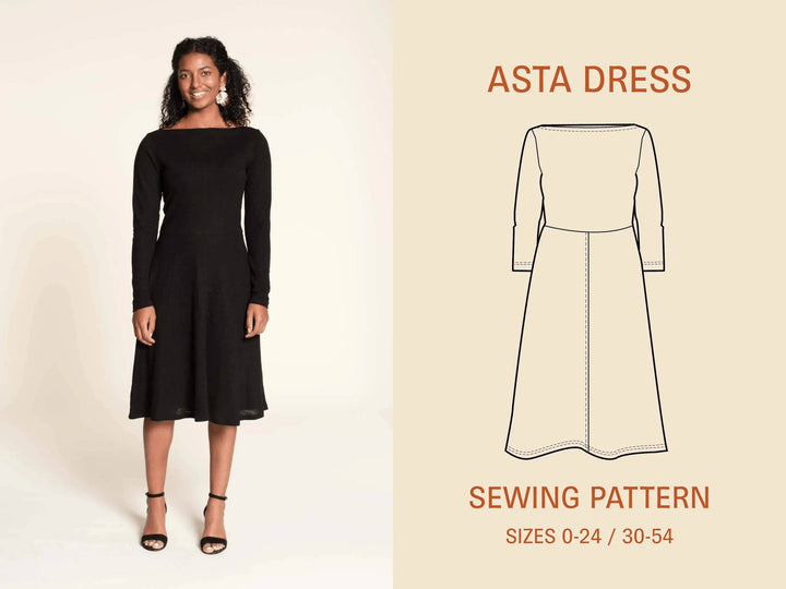 Asta Dress-Printed pattern