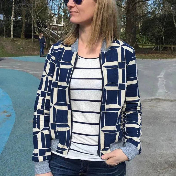 Amelia Bomber Jacket sewing pattern - Wardrobe By Me