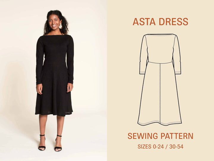 Asta Dress sewing pattern - Wardrobe By Me