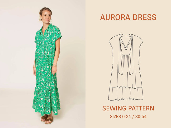 Aurora Dress Sewing Pattern - Wardrobe By Me