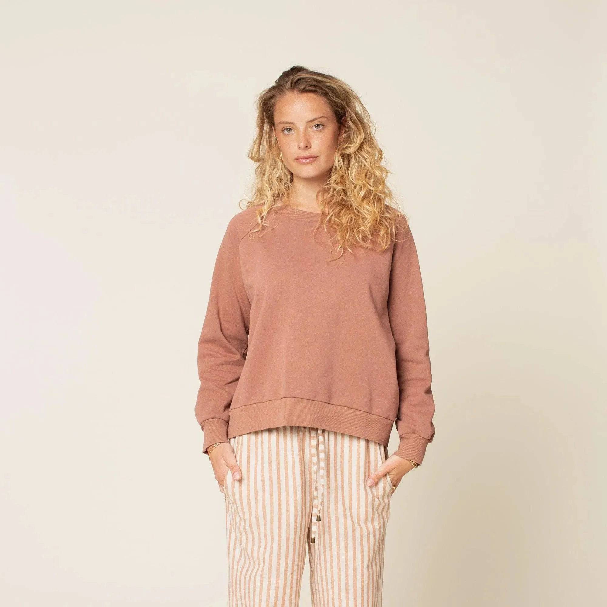 Boxy Raglan sweater sewing pattern | Wardrobe By Me - We