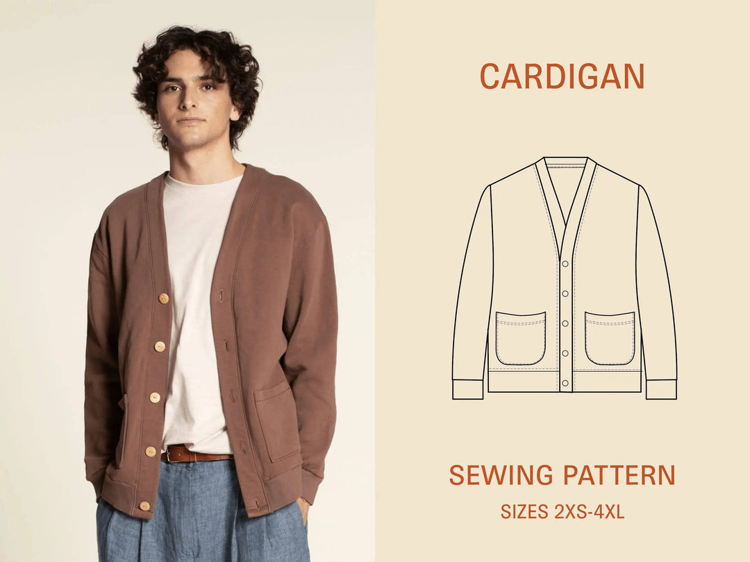 Cardigan Sewing Pattern - Wardrobe By Me