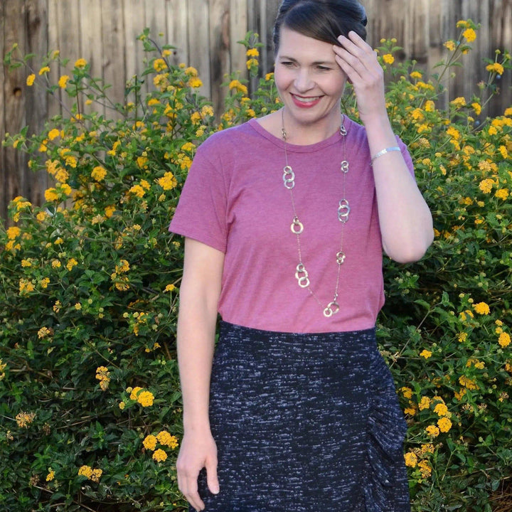 Classic T-shirt Sewing Pattern - Wardrobe By Me