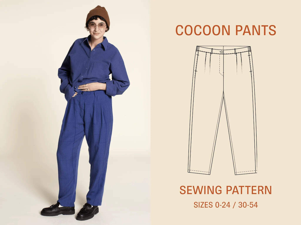 Cocoon pants sewing pattern | Wardrobe By Me