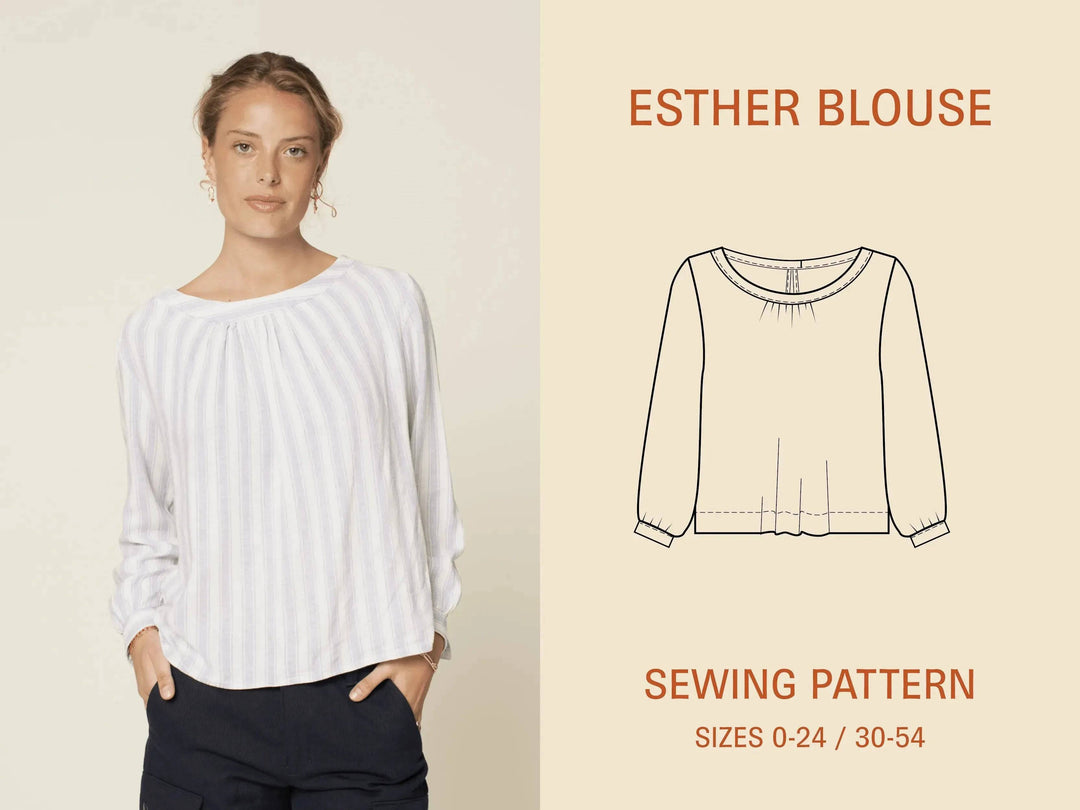 Esther Blouse Sewing pattern