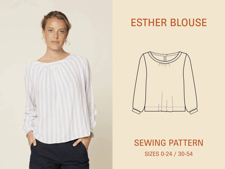 Esther Blouse Sewing pattern