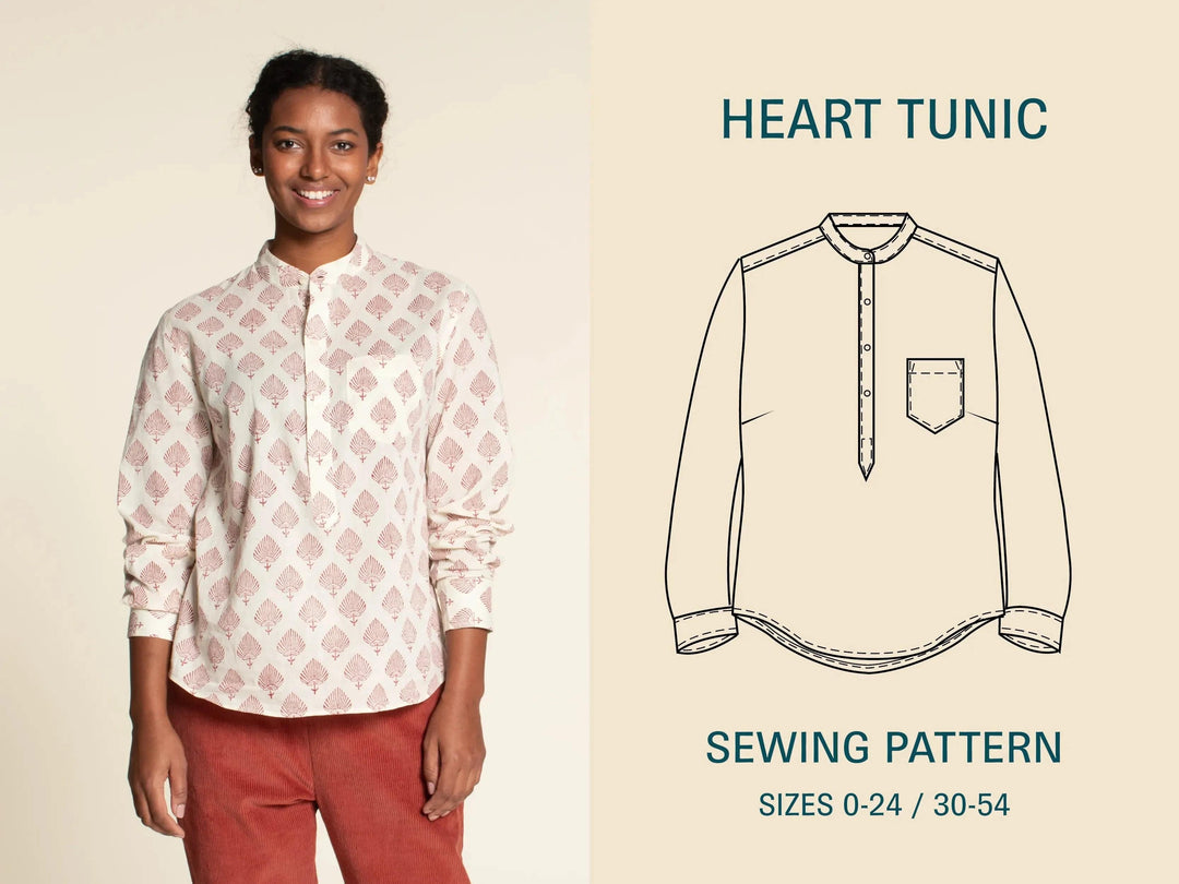 Heart Tunic Sewing Pattern - Wardrobe By Me