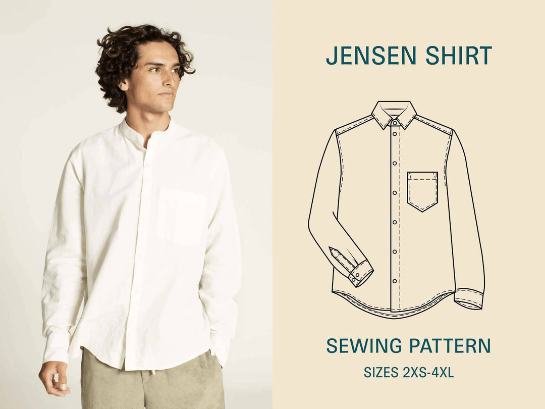 Jensen Shirt sewing pattern - Wardrobe By Me