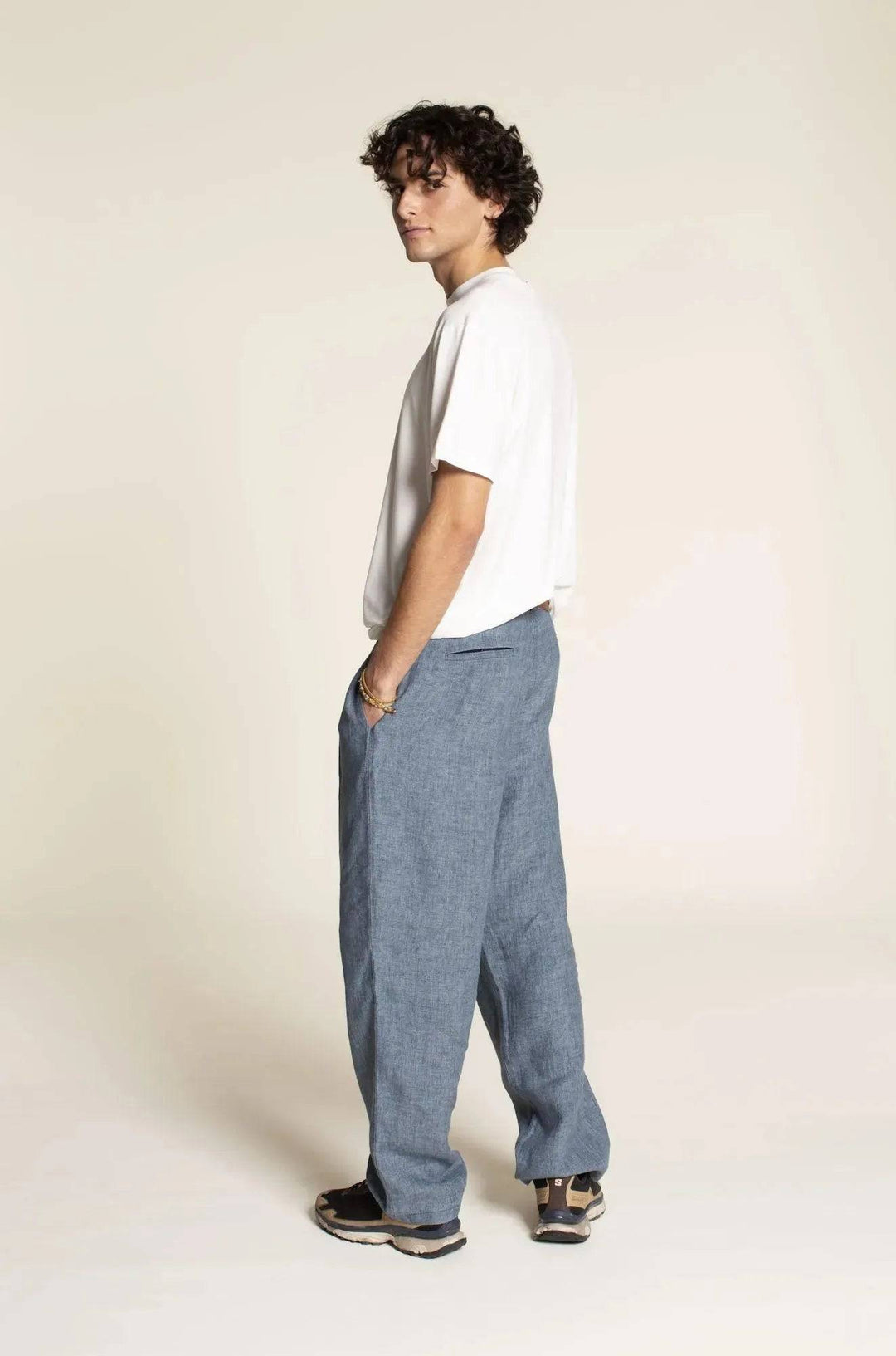 Men's Pleated pants sewing pattern - Wardrobe By Me