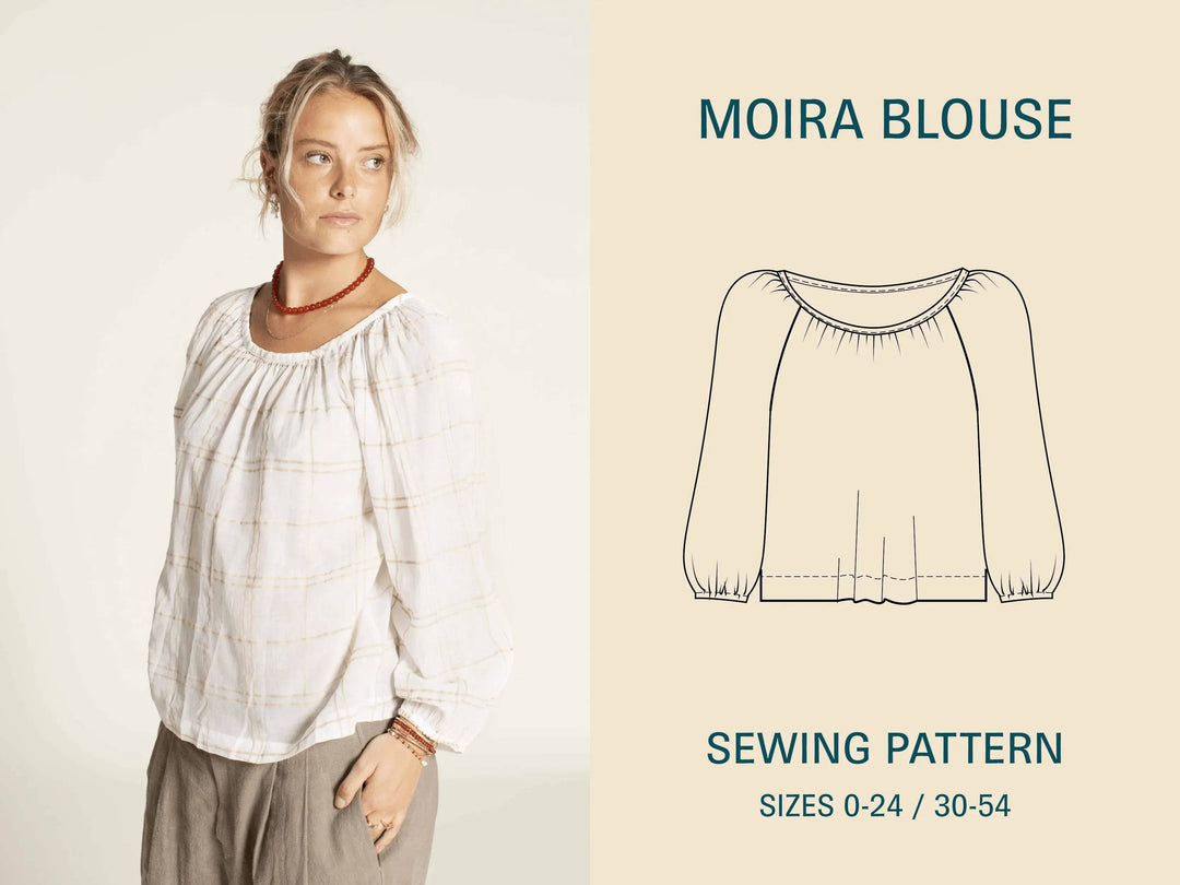 Moira blouse Sewing Pattern - Wardrobe By Me