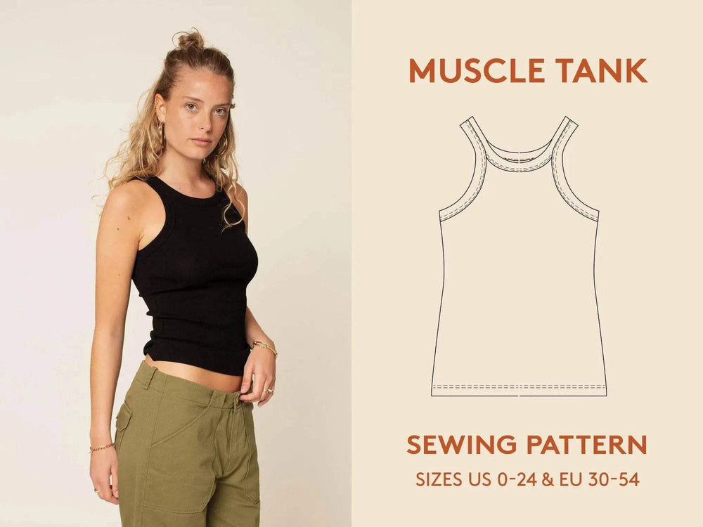 Muscle Tank Sewing Pattern Wardrobe By Me