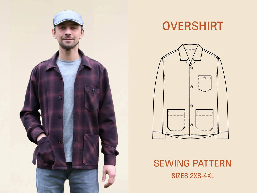 Overshirt sewing pattern - Wardrobe By Me