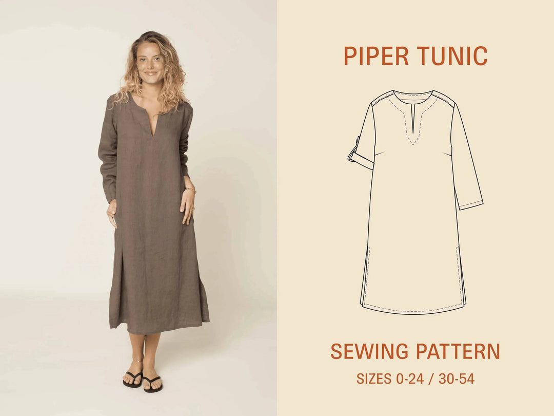 Piper Tunic Sewing Pattern - Wardrobe By Me