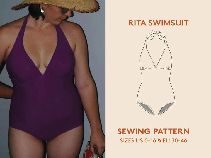 Rita Swimsuit Sewing Pattern - Wardrobe By Me