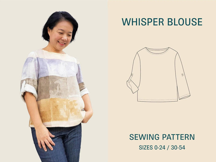 Whisper Blouse Sewing Pattern - Wardrobe By Me