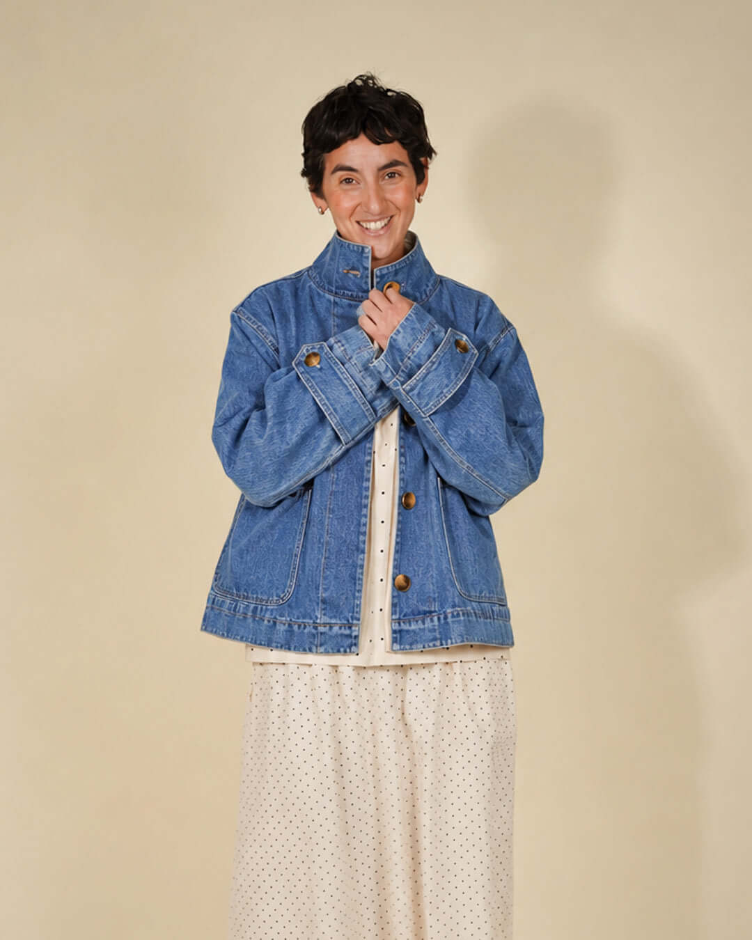 Wardrobe By Me Funnel Neck Jacket sewing pattern