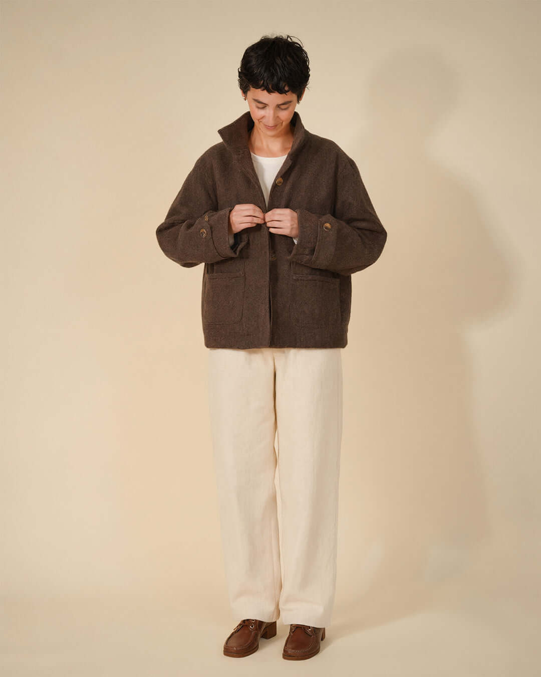 Wardrobe By Me Funnel Neck Jacket sewing pattern