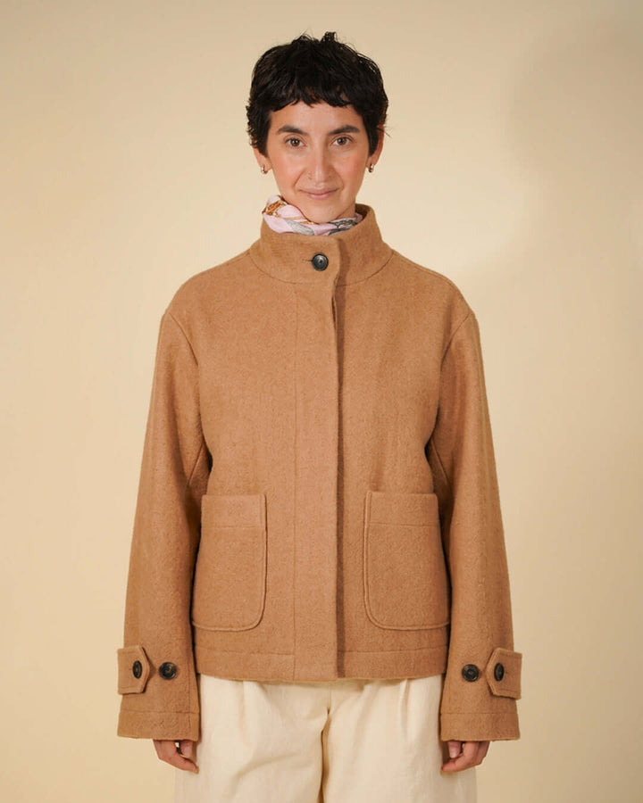 Wardrobe By Me Funnel Neck Jacket sewing pattern