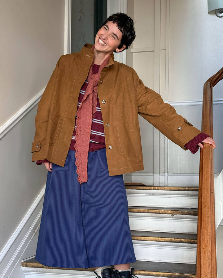 Wardrobe By Me Funnel Neck Jacket sewing pattern