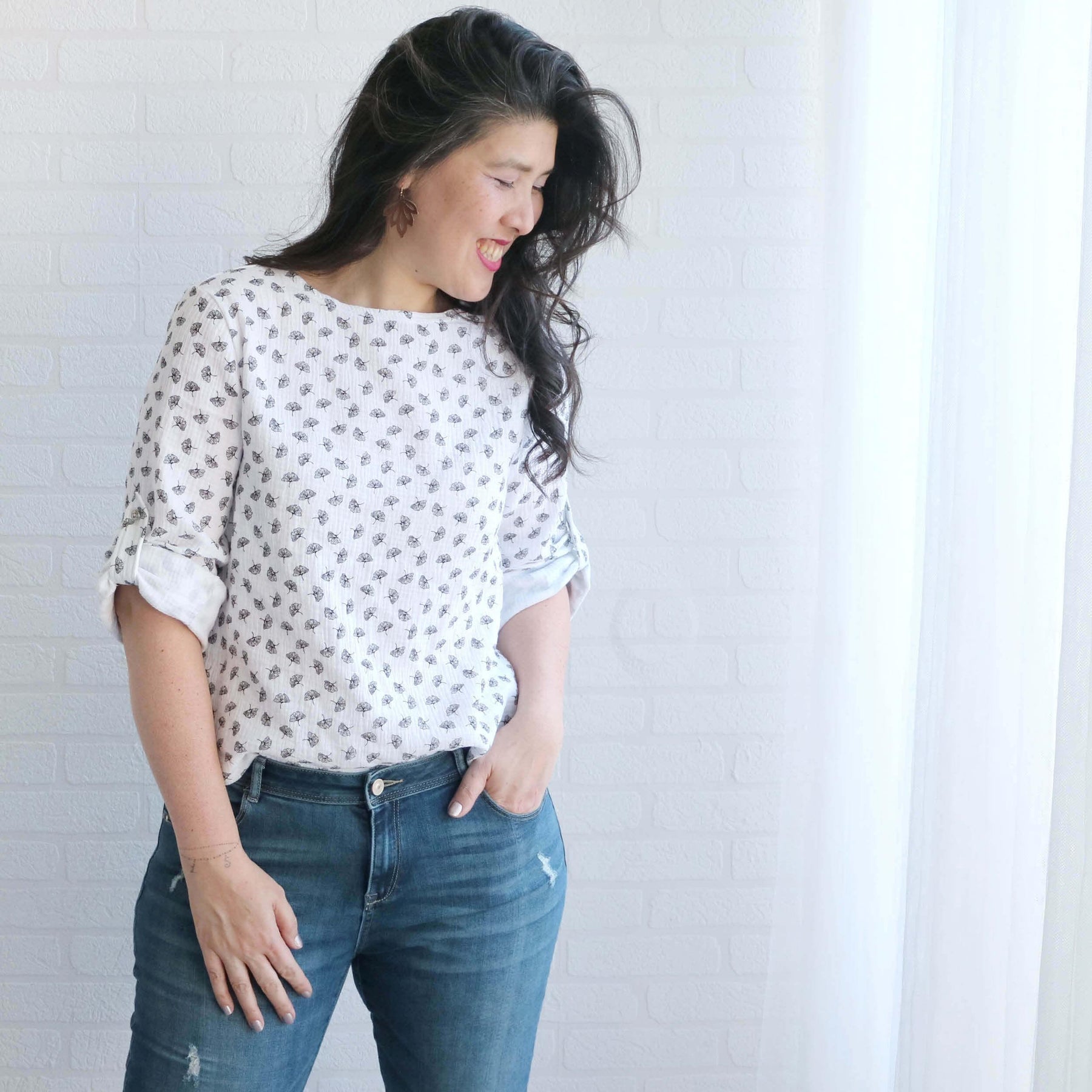 Whisper blouse sewing pattern | Wardrobe By Me - We love sewing!