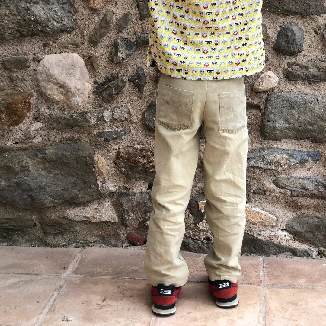 Woven Pants Sewing Pattern - Kids Sizes 3-12Y - Wardrobe By Me